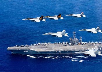 里根號航母南下 中共智庫曝2種可能