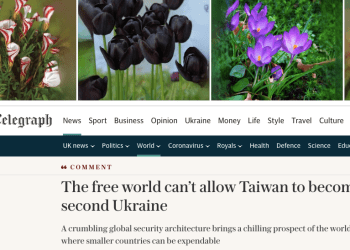 立陶宛外長投書英媒：臺灣不可成為第二個烏克蘭