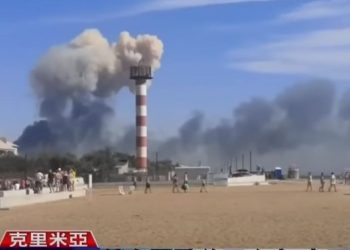 克裡米亞一聲巨響震驚世界 傳使用美秘援戰術導彈