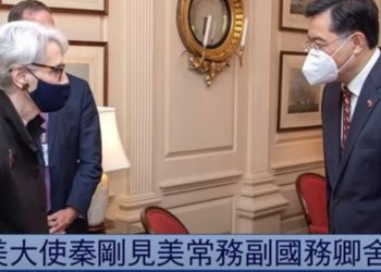 秦剛見舍曼後臉色凝重 美中交鋒再引關注