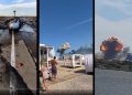 克里米亞軍用機場大爆炸 米格24戰機被毀 俄不承認被襲(多視頻)