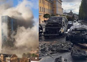 克里米亞大橋爆炸後 俄對基輔及烏克蘭多地狂轟濫炸（視頻）