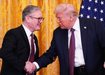 川普會見英相斯塔默: 會達成可持續的烏克蘭和平協議