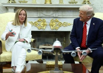 川普會梅洛尼 承諾和歐盟達公平貿易協議