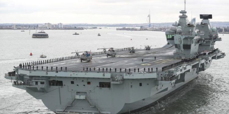 英航艦重返印太 過台海 停日本 傳遞戰略訊號