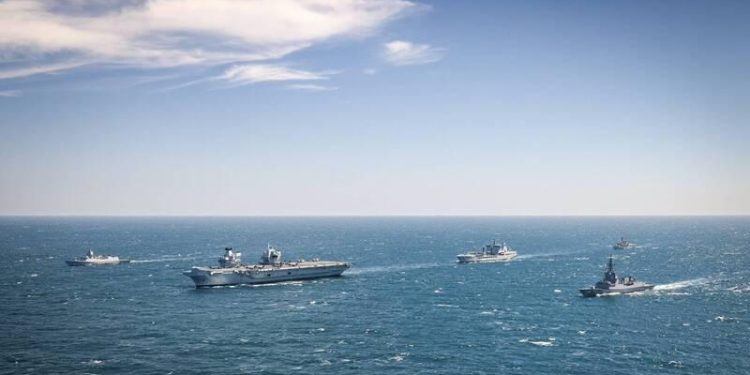 堅守對印太承諾 英航艦參與19國軍演