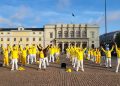 法輪功學員瑞典遊行 播撒真、善、忍福音（組圖 視頻）