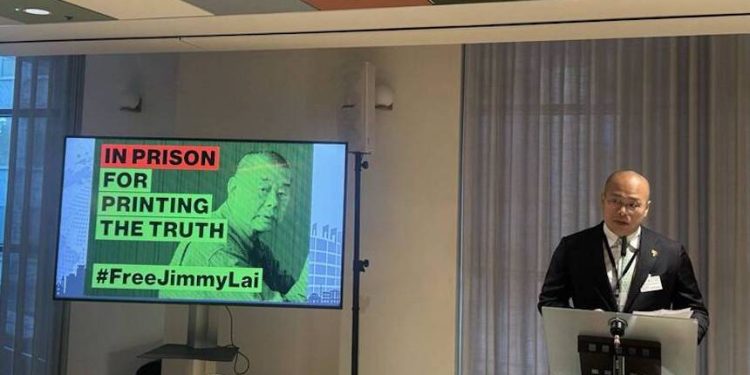 「父陷囹圄已逾1760天」黎崇恩IPAC請求「無條件釋放黎智英」