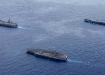 五角大樓證實 美國最大的航空母艦現已部署在拉丁美洲地區