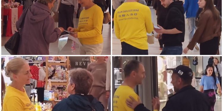 羅馬尼亞「2025自然養生展會」上喜見法輪功