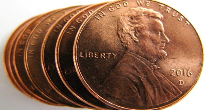美國停止生產一美分硬幣 年節約成本5600萬美元