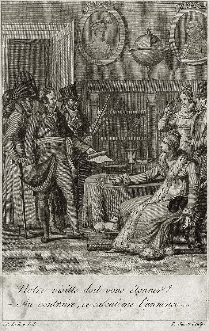 女占卜師雷諾曼Lenormand在巴黎被捕