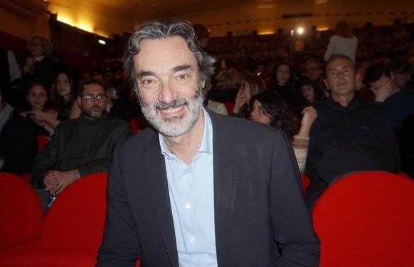 2026年2月13日晚，意大利大區議會議員、意大利兄弟黨黨團領袖Priamo Bocchi觀賞了神韻紐約藝術團在羅馬協和音樂廳的首場演出。（圖片來源：麥蕾／大紀元）