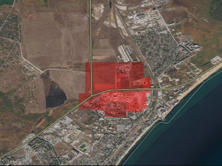 NASA FIRMS 探測到在費奧多西亞油庫發生強烈火災（圖：MilitaryNewsUA）