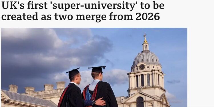 應對財務困境 英兩座高校合併成“超級大學”